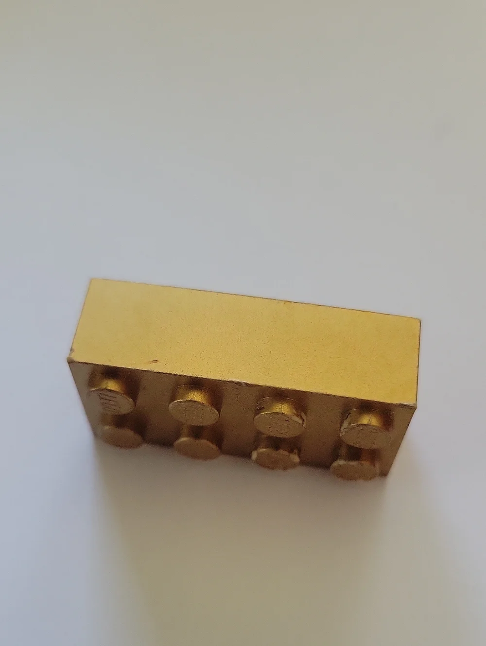 Lego gold 2x4 brick